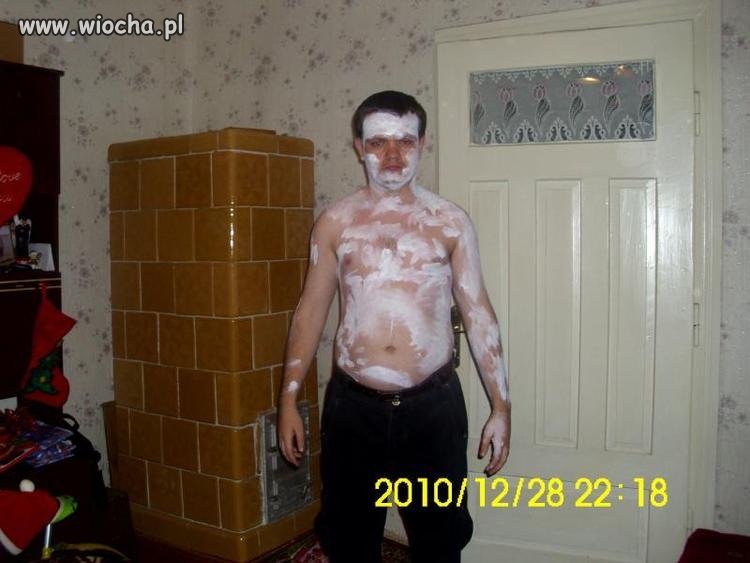 A się ubrudziłem...