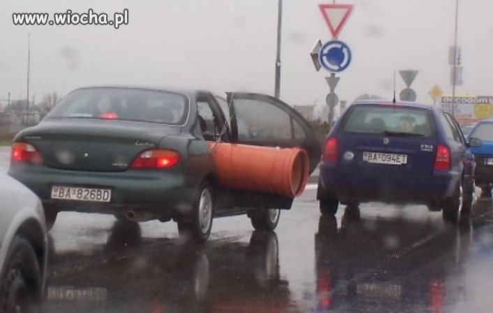 Po co płacić za transport jak można samemu...