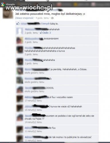 Jak ostatnio mnie..