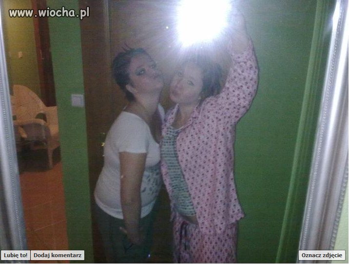 Dzióbek jest, lustro z  flashem jest