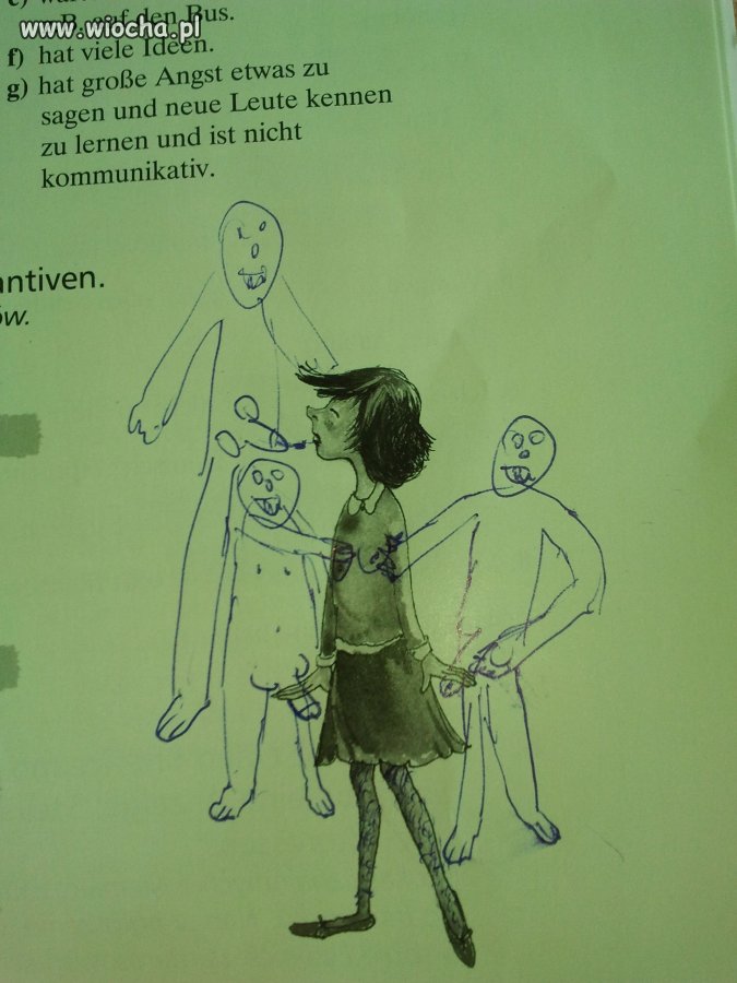 Obrazek w książce do niemieckiego.