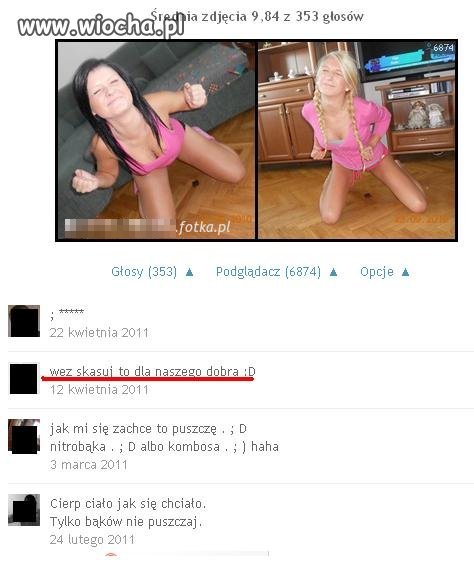Mogła posłuchać koleżanki...