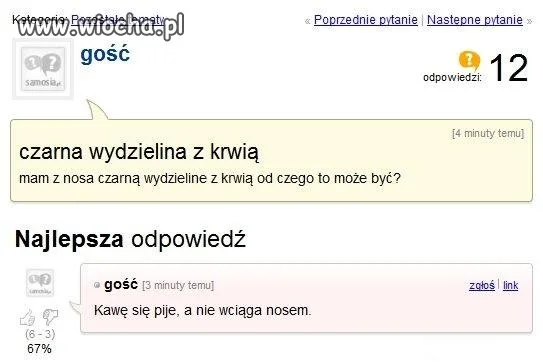 Chcial wiedziec