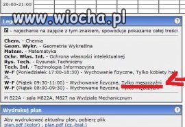 Ortografia na planie politechniki