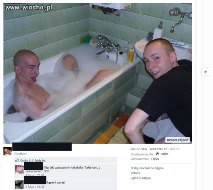 Z serii w łazience z kumplem/bratem...