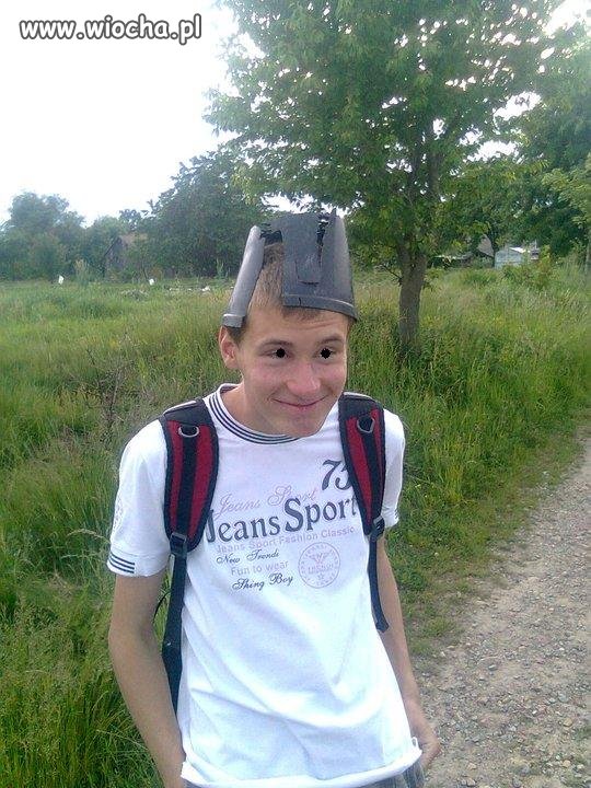 Lans na starą doniczkę ze śmietniska