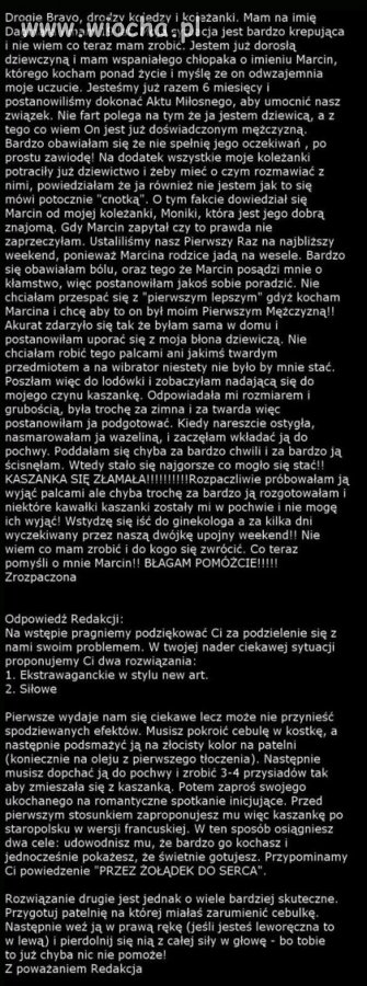Po przeczytaniu całości...