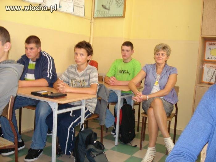 Z mamą na lekcji