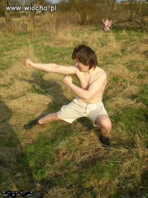 To ja ćwiczę karate