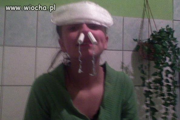 Ciekawe czy wie z czym się to je?