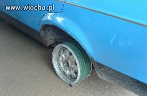 Opona, dętka?