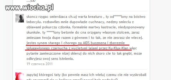 Rozmowa na poziomie...