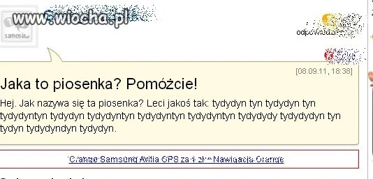 A Wy znacie tą piosenke?