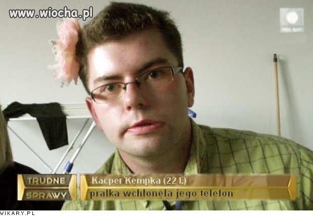 Pralka wchłonęla jego telefon