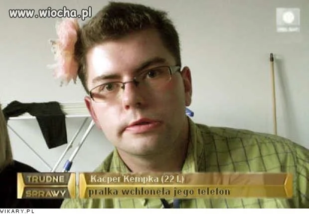 Pralka wchłonęla jego telefon