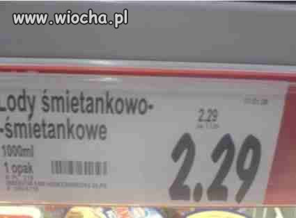 Poproszę lody śmietankowe