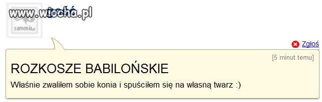 I czym się tu chwalić? 
