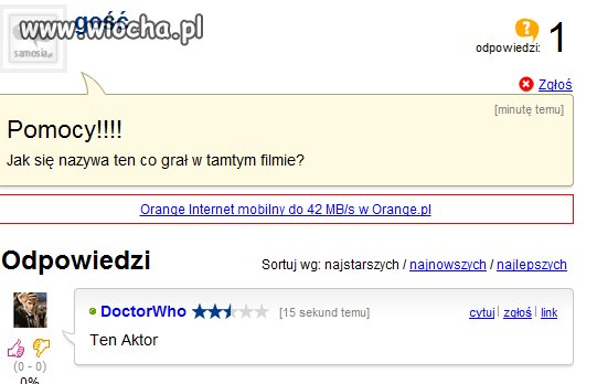 No ten, ten tego aktor