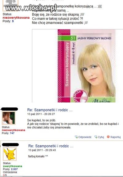 Problemy nastolatek...