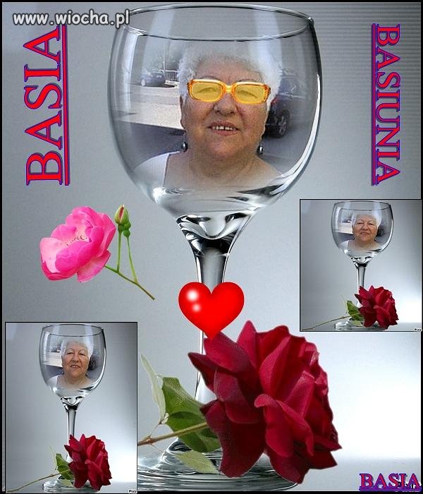 Babcia w kieliszku.