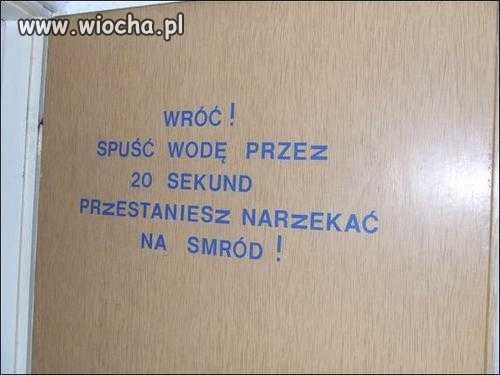 Toaleta na komendzie 