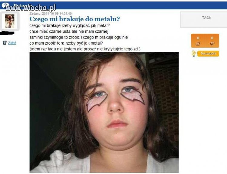 Czego jej brakuje do metalU?