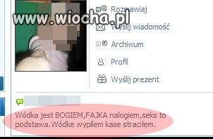 10 lat - fajki, sex, wódka. 