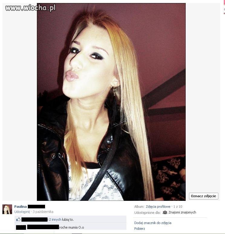 Pusta blondi z mega dzióbkiem 