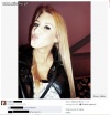 Pusta blondi z mega dzióbkiem 