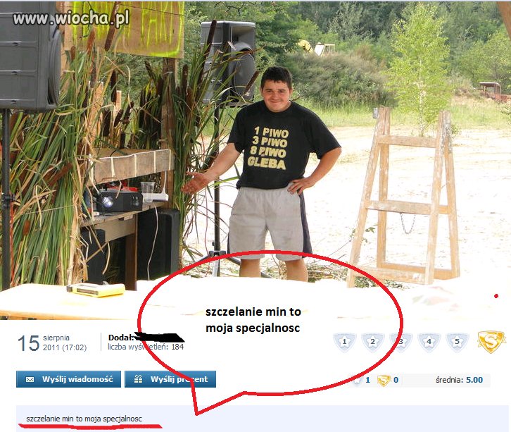 "Szczelanie min"
