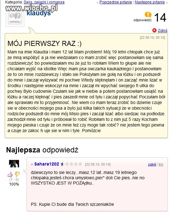 Niektórzy to maja nie po kolei w głowie!!