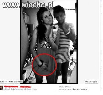 Coś jej rączka uciekła.