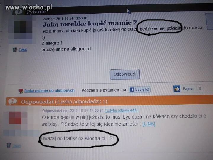 Jej mama jeździ w torebce.?!