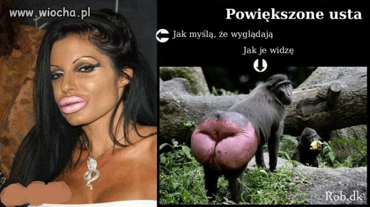 Powiększone usta