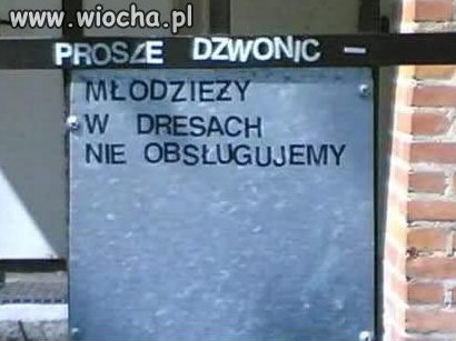 Nawet w dresie...