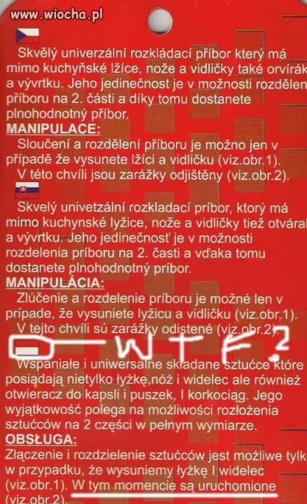 Składane sztućce