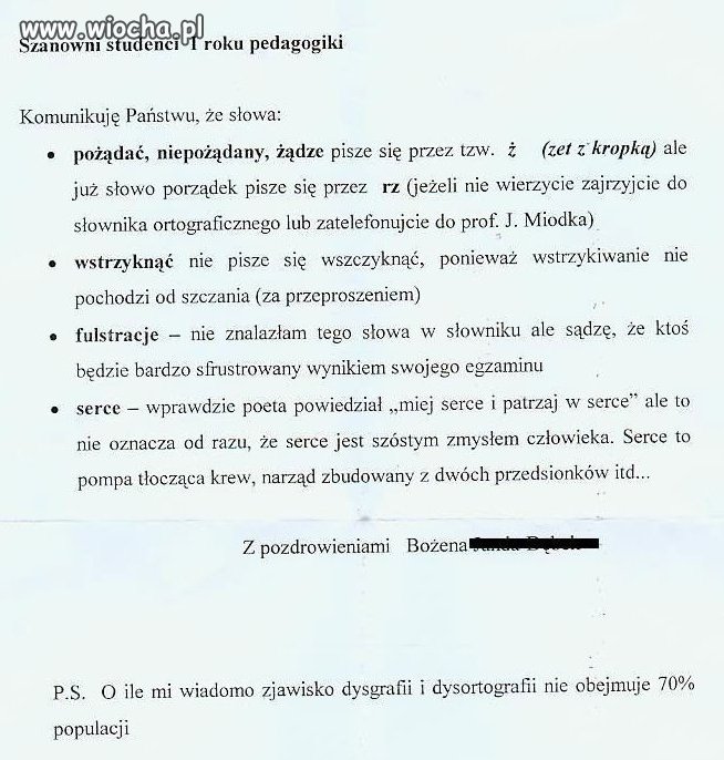 Potem się dziwić że