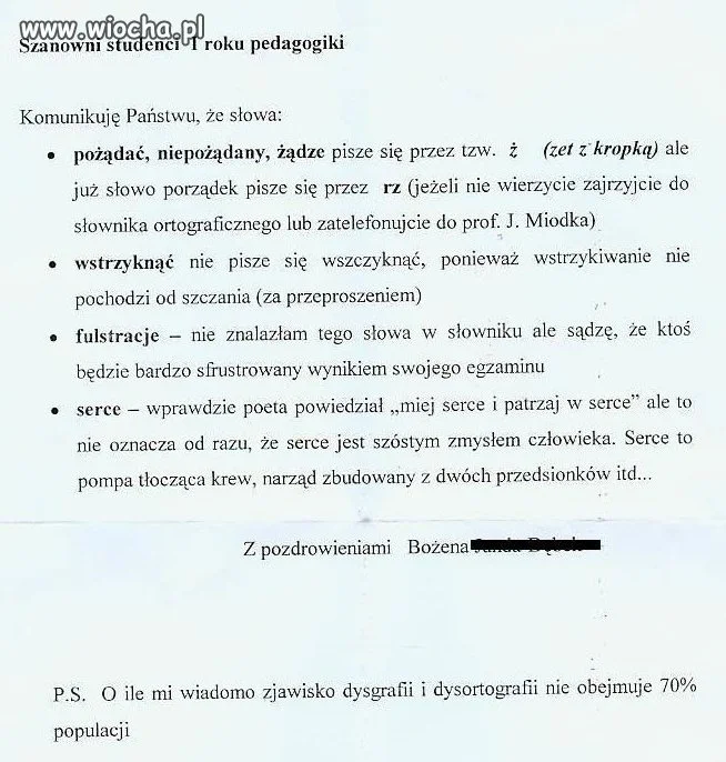 Potem się dziwić że