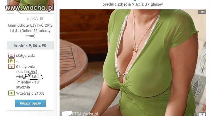 Czytać opis