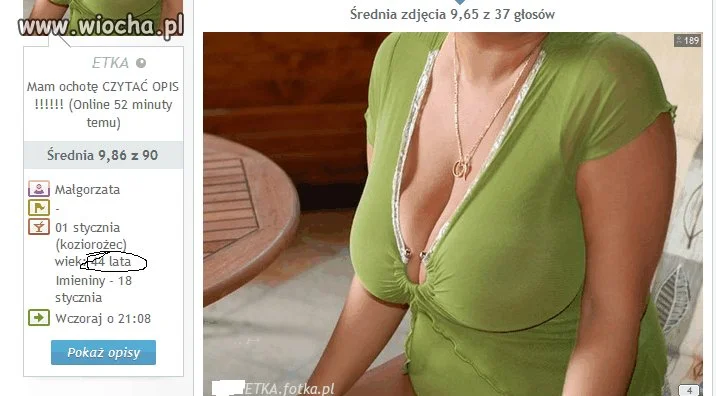 Czytać opis