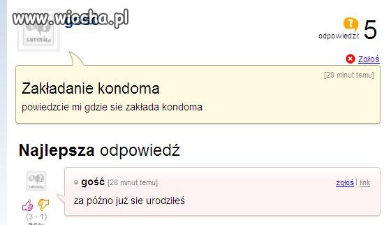 Zakładanie kondoma
