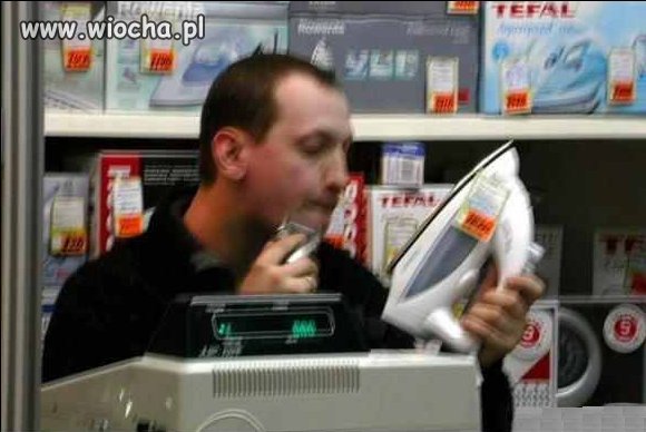 Golarka i żelazko przetestowane... 