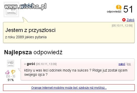 Jestem z przyszłości