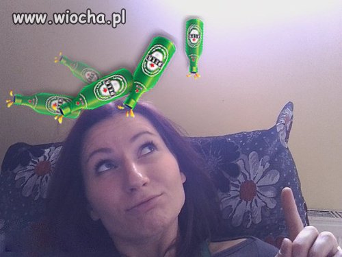 Jakby miała piwo w ręce niebyłoby wiochy