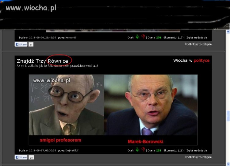 Trzy równice powiadasz...