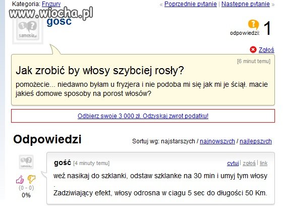 Szybki porost włosów