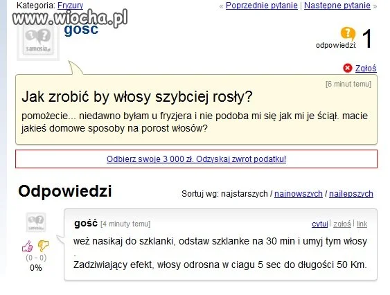 Szybki porost włosów