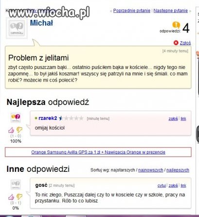 Problem z jelitami...