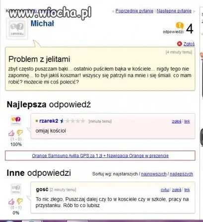 Problem z jelitami...