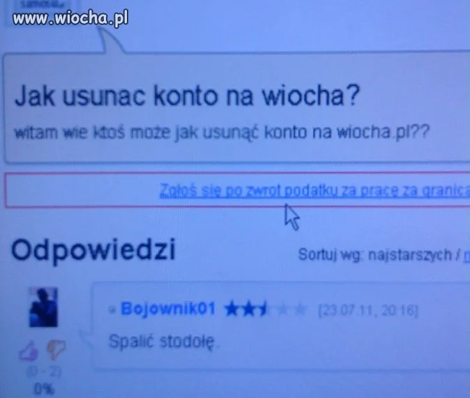 Spal stodołę